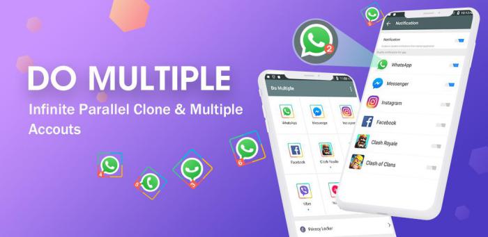 اپلیکیشن کلون کردن برنامه DO Multiple Accounts Infinite Parallel Clone Pro