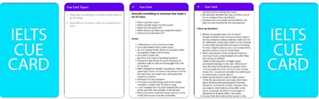 IELTS Speaking Cue Cards