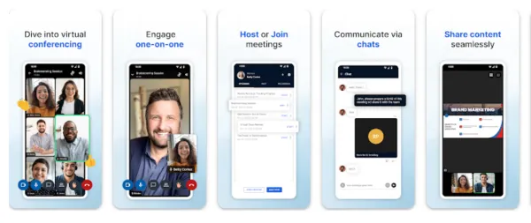 Zoho Meeting - بهترین برنامه تماس تصویری با کیفیت بالا