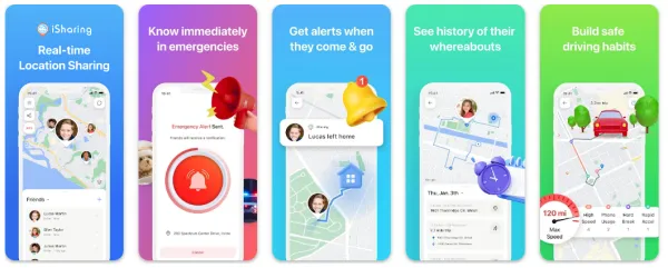 iSharing Find Friends & Family بهترین برنامه ردیابی گوشی