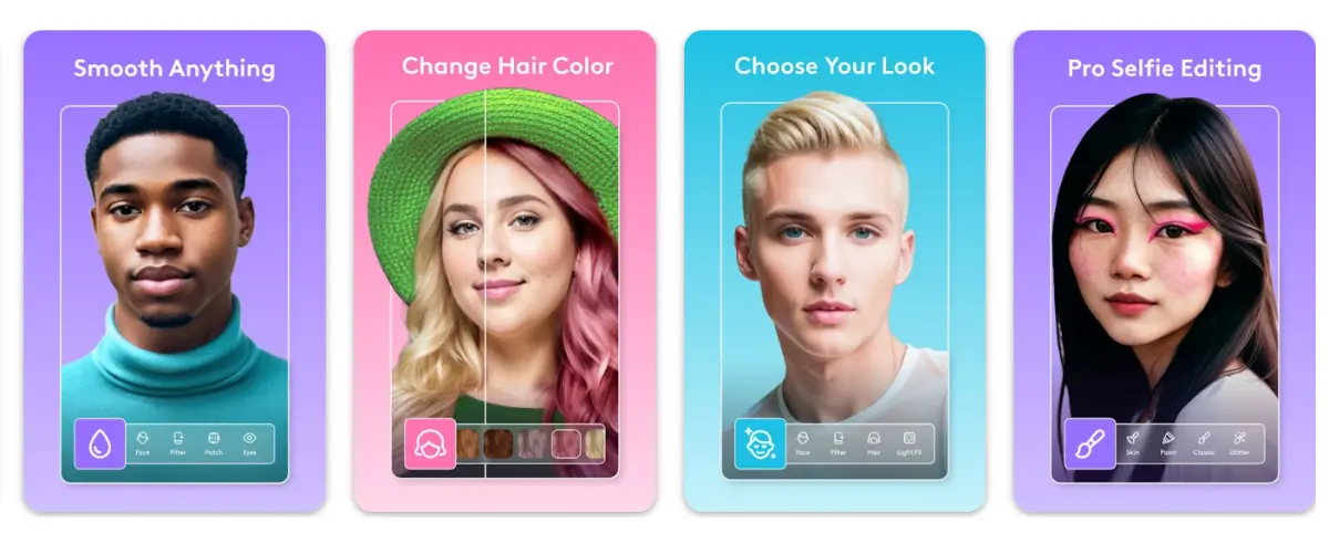 Facetune2 Selfie Editor – برنامه همه جانبه زیباسازی بدن برای اندروید