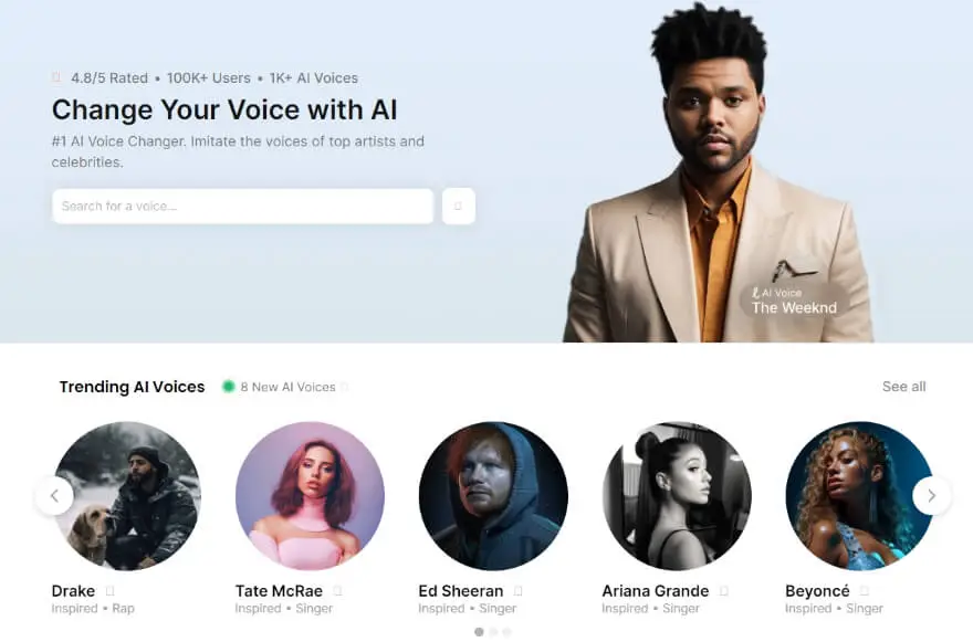 lalals change singer voice ai online